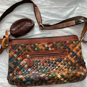 Ameri Leather Crossbody Purse